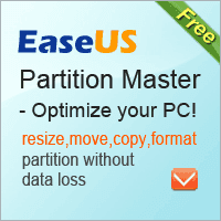 Free EASEUS Partition Master-Optimize your PC!