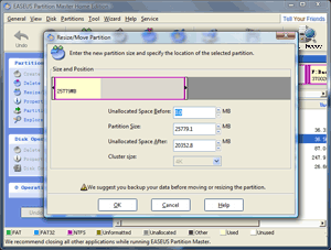 Resize Partition