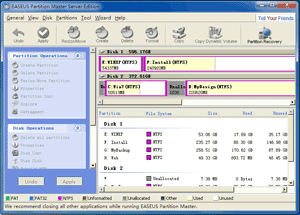 Enlarge partition