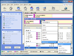 EASEUS Partition Master: Convert Partition