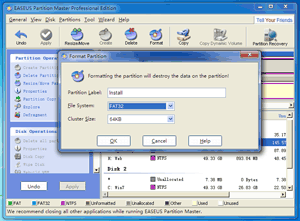 Format Partition which is Larger than 4GB