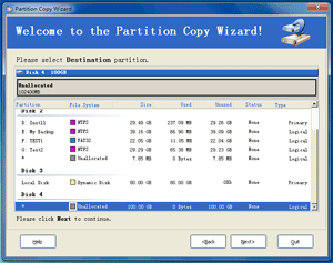 Partition Copy