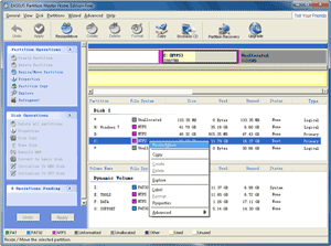 Resize VHD with free partition software
