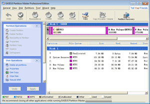 EASEUS Partition Master – Move Partition