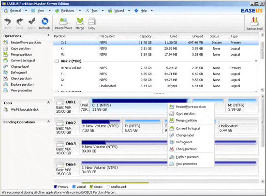 At the pop up Windows, choose C drive as the main and the partition behind it will be merged into the C drive.