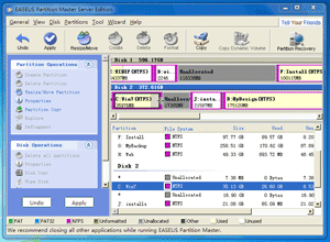 Resize Windows Server 2008 partitions