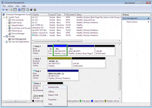 Initialize VHD