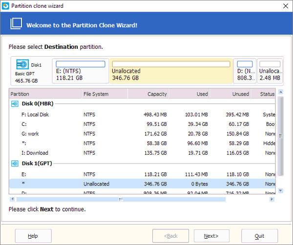 Copy GPT Disk/Partition Tutorial - EaseUS