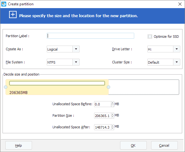 wintousb cannot select system partition